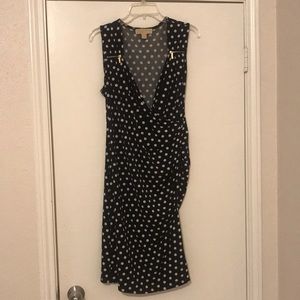 Michael Kors black & white polka dot dress